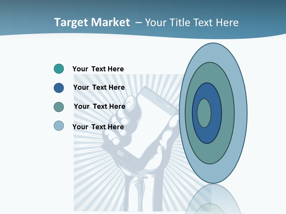 Telecommunication Advertise Application PowerPoint Template