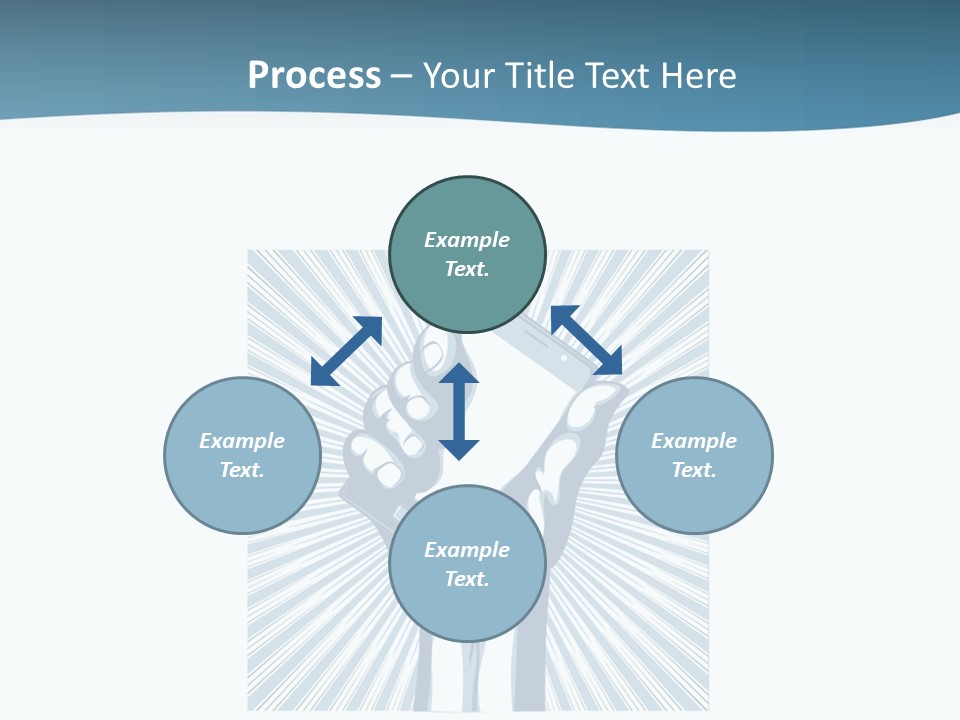 Telecommunication Advertise Application PowerPoint Template