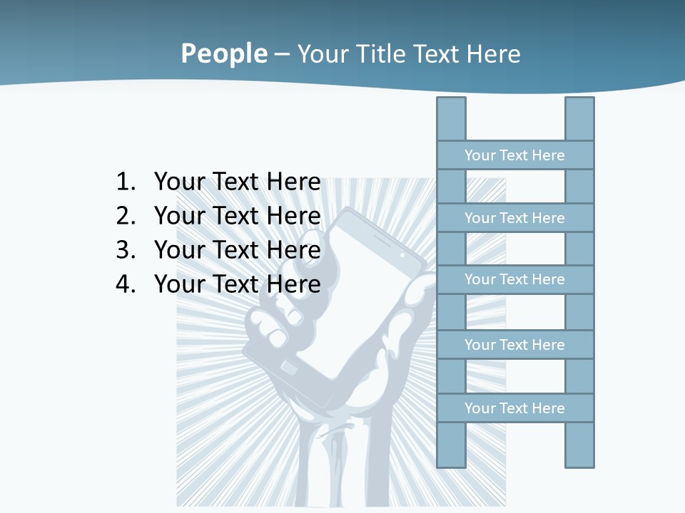 Telecommunication Advertise Application PowerPoint Template