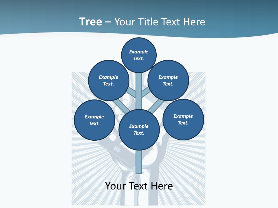 Telecommunication Advertise Application PowerPoint Template