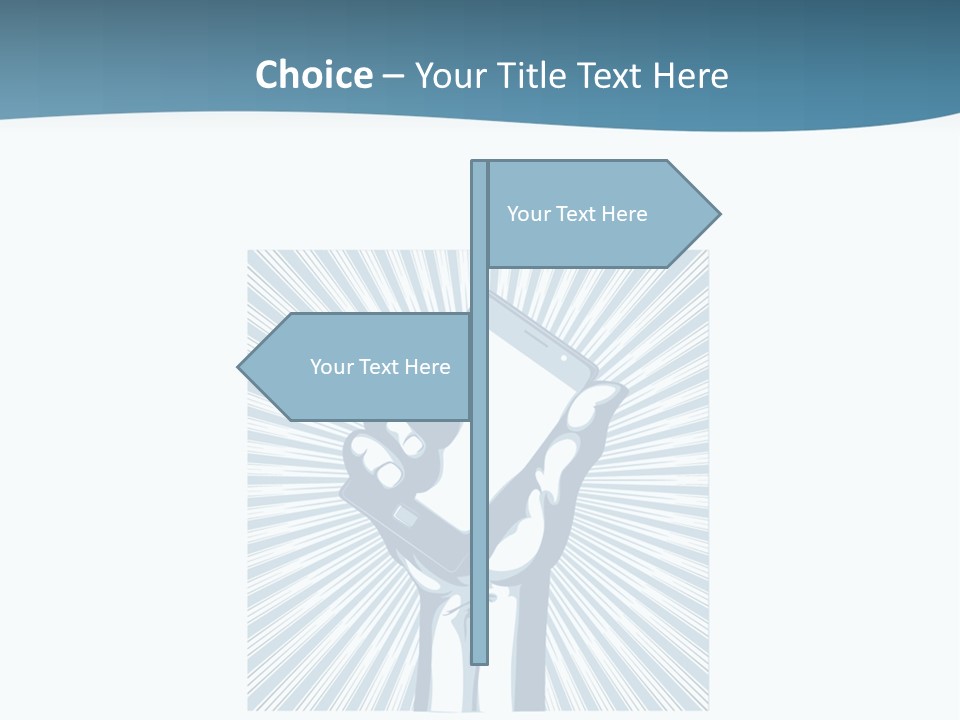 Telecommunication Advertise Application PowerPoint Template