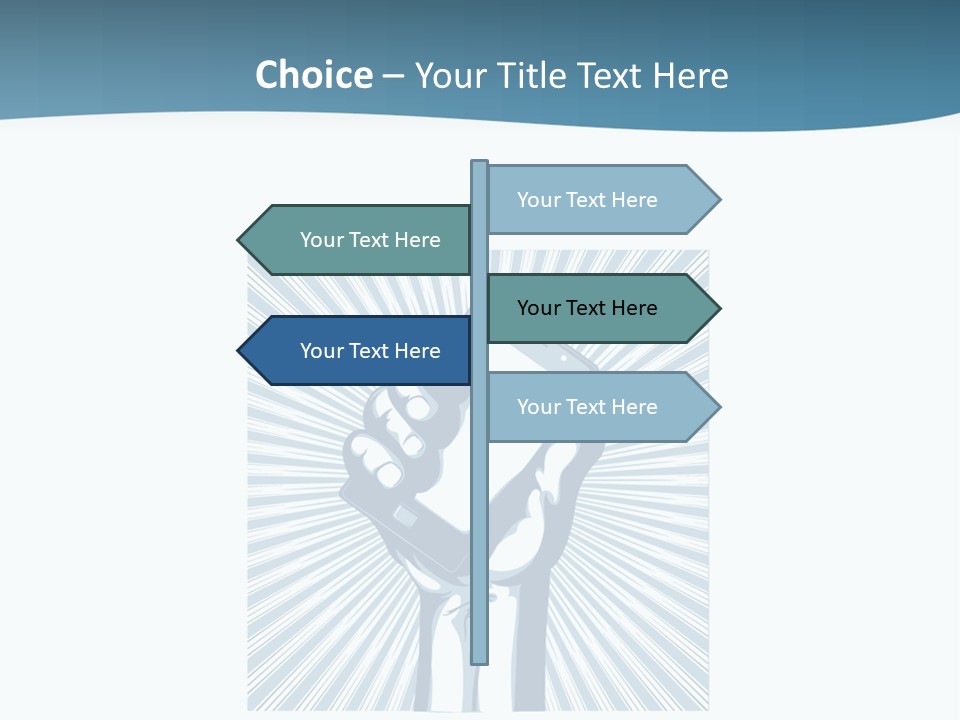 Telecommunication Advertise Application PowerPoint Template