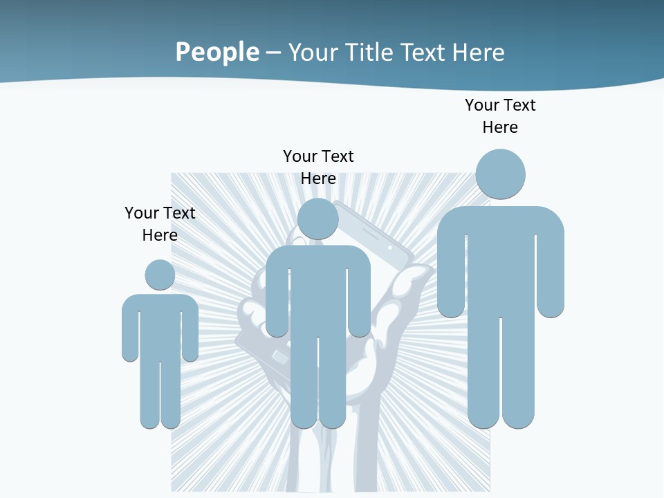 Telecommunication Advertise Application PowerPoint Template