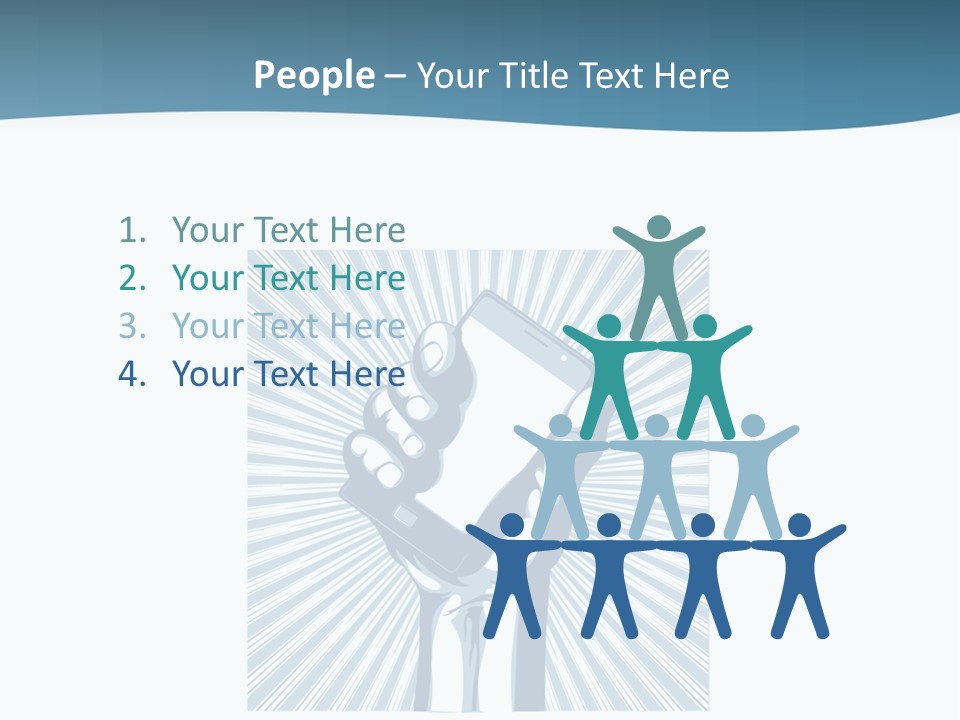 Telecommunication Advertise Application PowerPoint Template