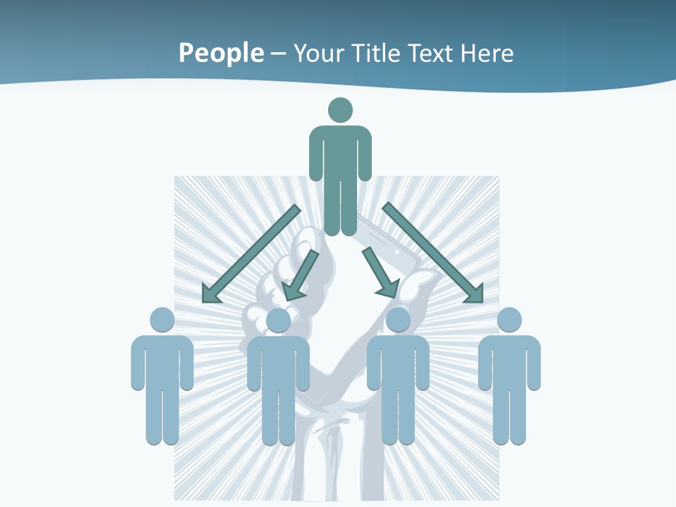 Telecommunication Advertise Application PowerPoint Template