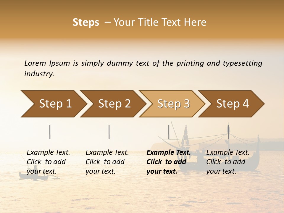 Yellow Evening Relax PowerPoint Template
