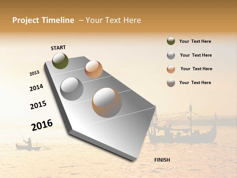 Yellow Evening Relax PowerPoint Template