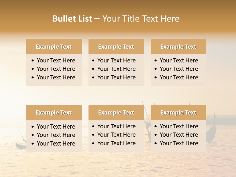Yellow Evening Relax PowerPoint Template