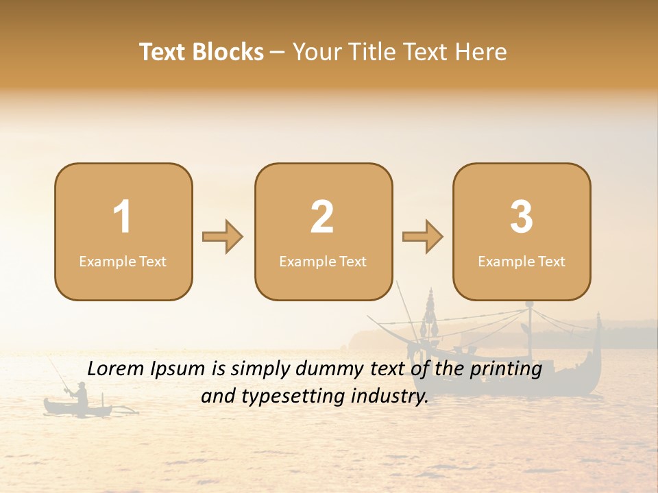 Yellow Evening Relax PowerPoint Template
