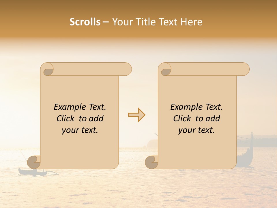 Yellow Evening Relax PowerPoint Template