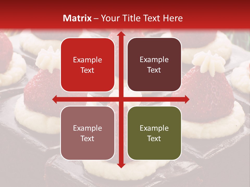 Brown Holiday Brownie PowerPoint Template