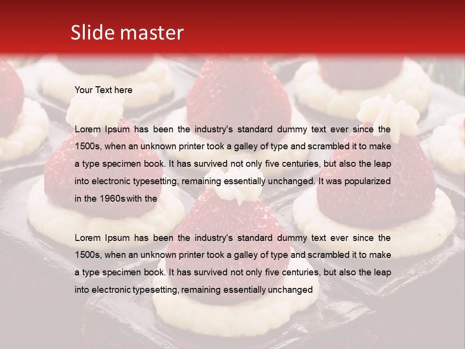 Brown Holiday Brownie PowerPoint Template