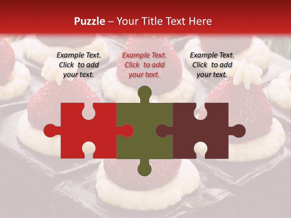 Brown Holiday Brownie PowerPoint Template