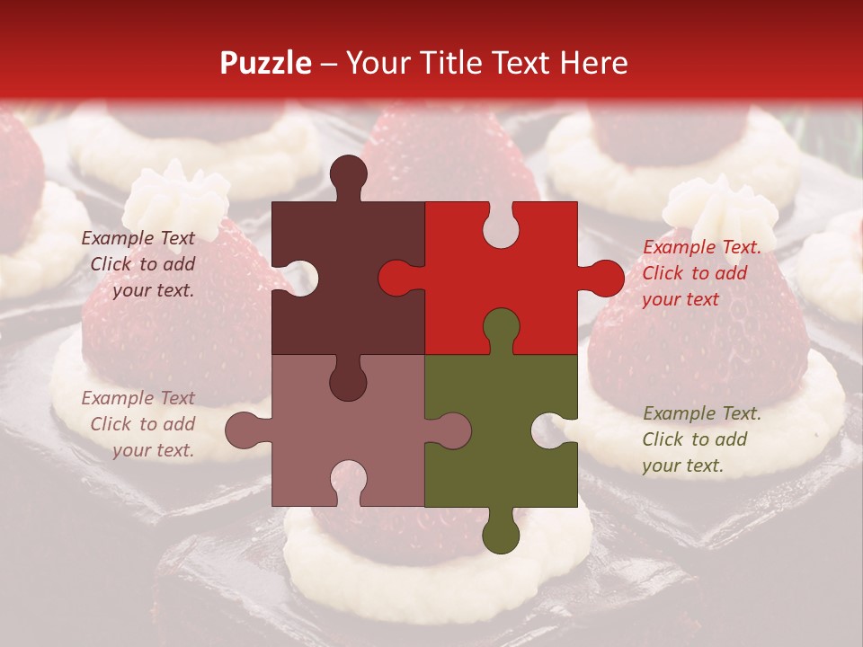 Brown Holiday Brownie PowerPoint Template