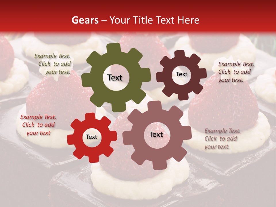 Brown Holiday Brownie PowerPoint Template