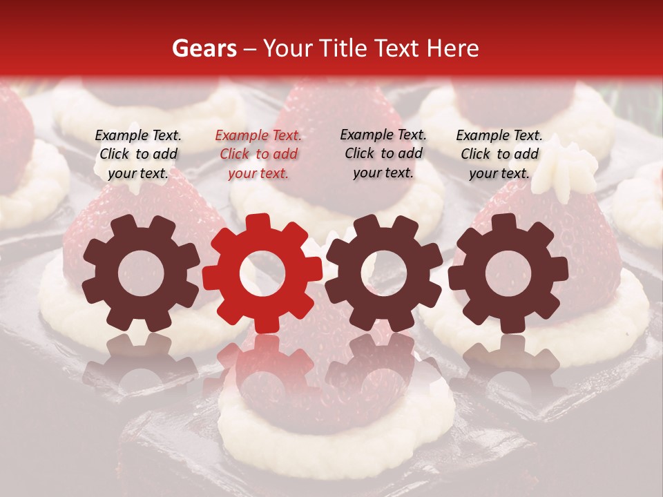 Brown Holiday Brownie PowerPoint Template