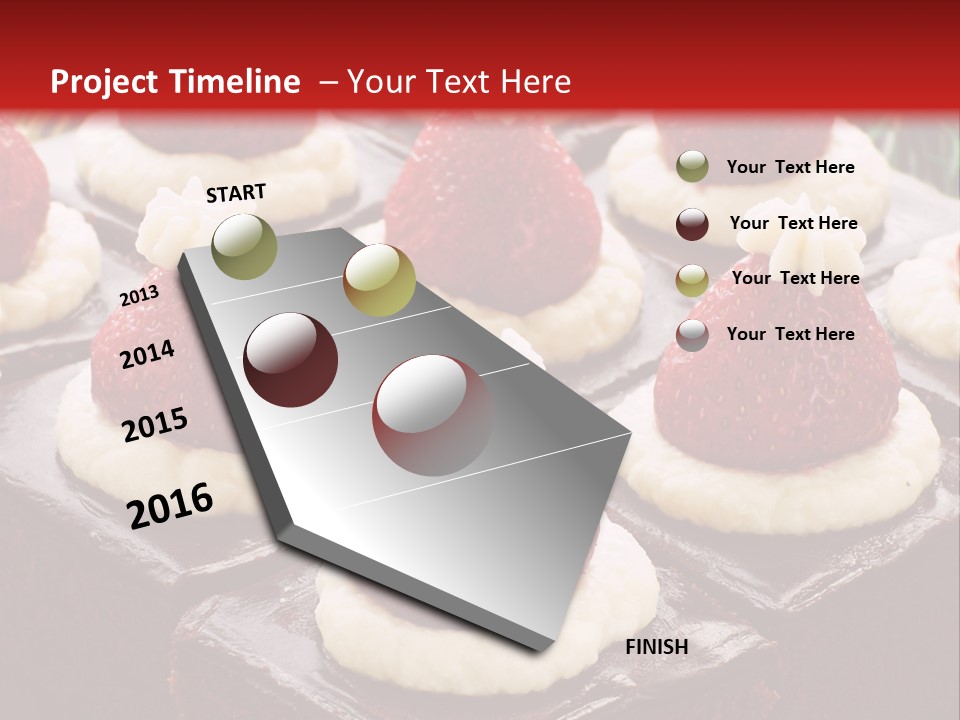 Brown Holiday Brownie PowerPoint Template