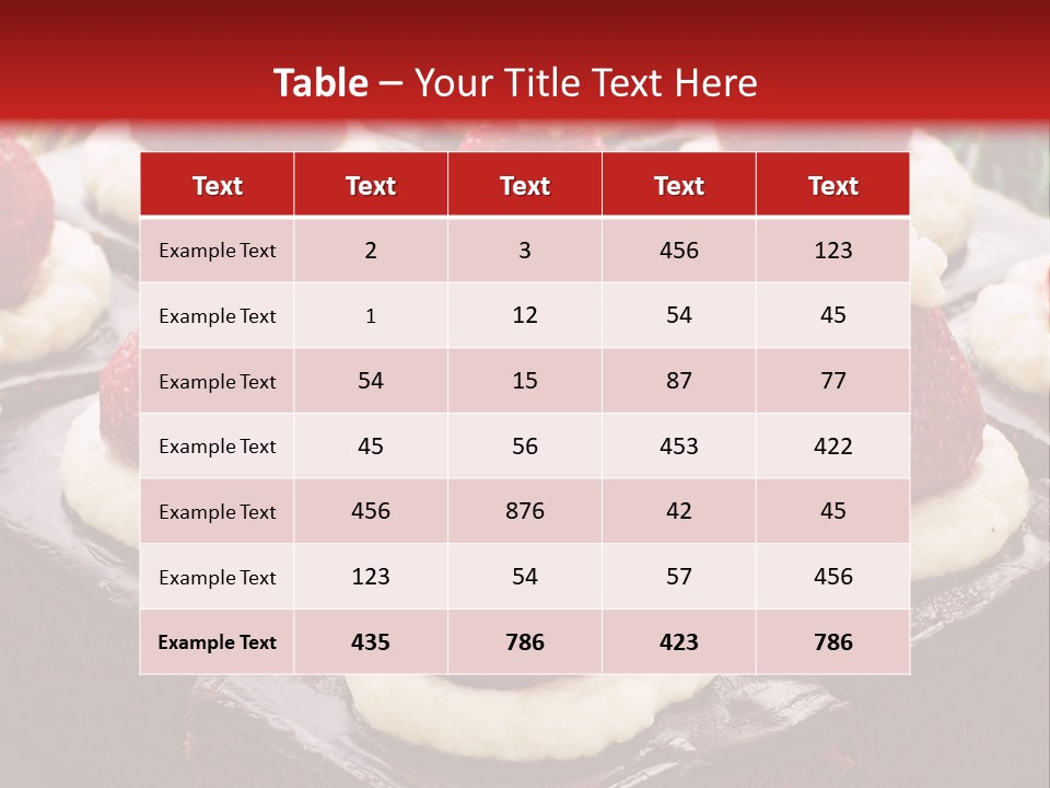 Brown Holiday Brownie PowerPoint Template