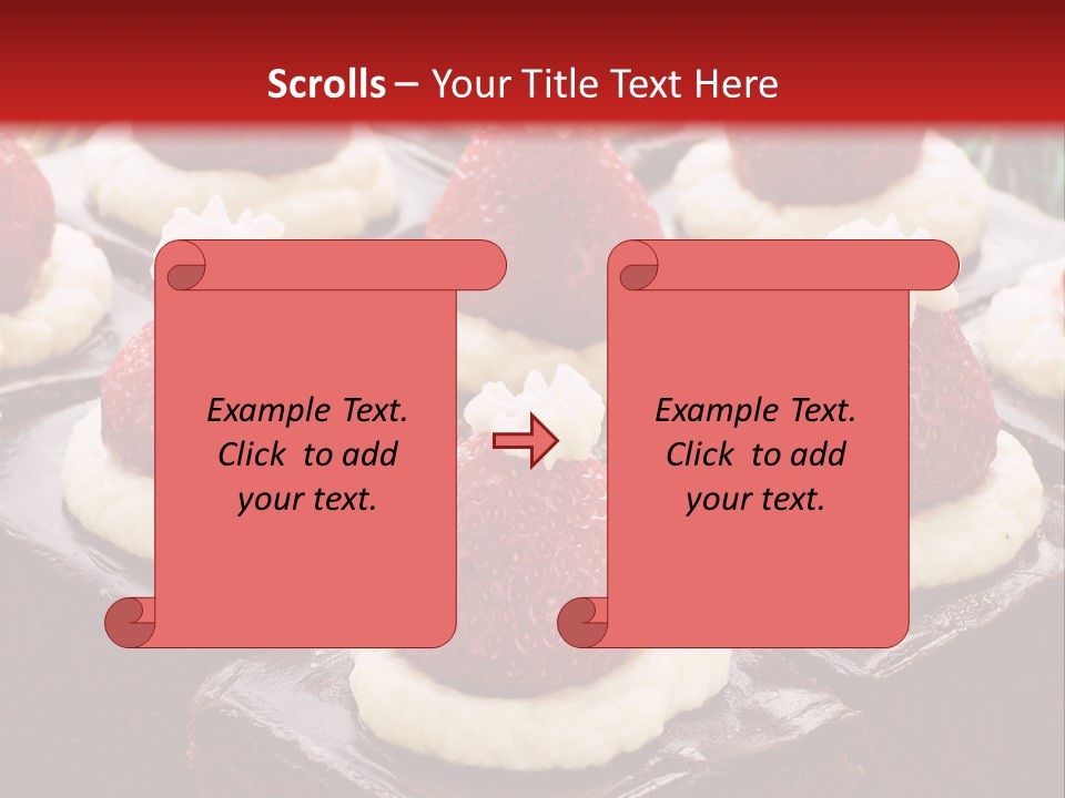 Brown Holiday Brownie PowerPoint Template