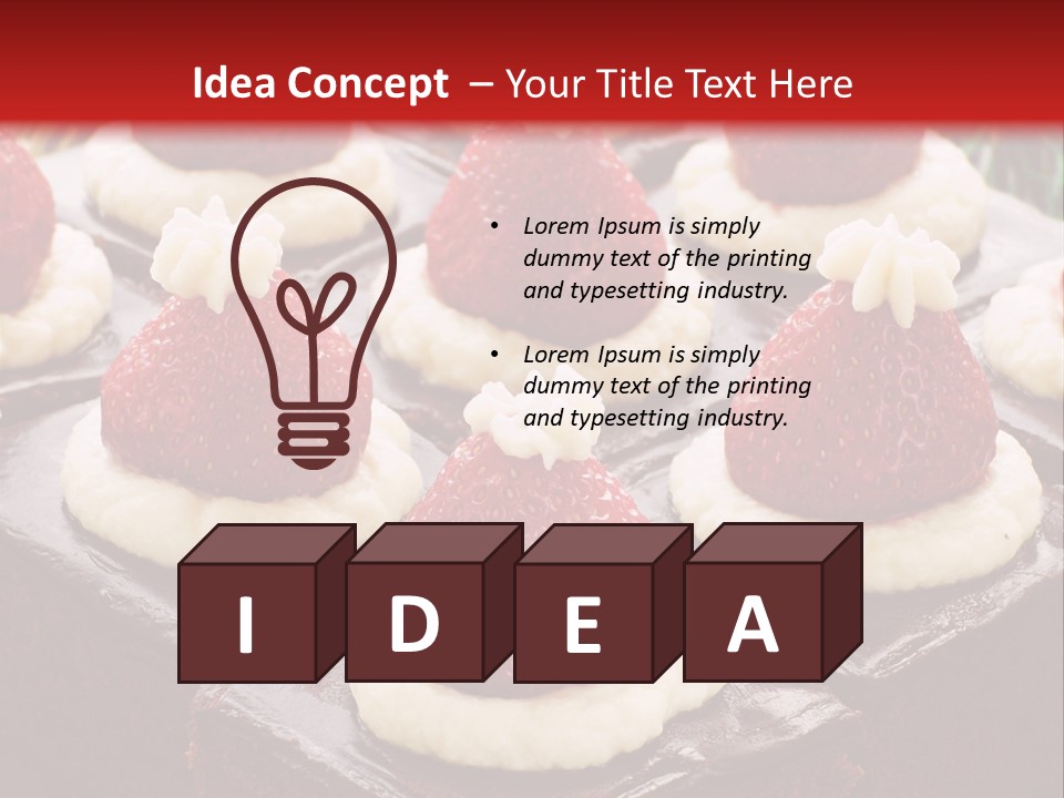 Brown Holiday Brownie PowerPoint Template