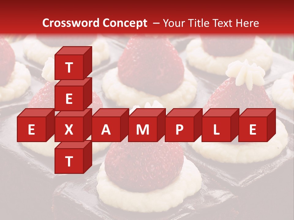 Brown Holiday Brownie PowerPoint Template