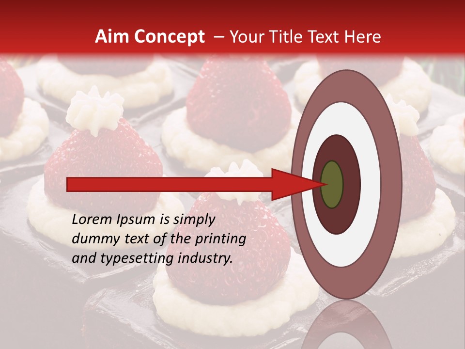 Brown Holiday Brownie PowerPoint Template