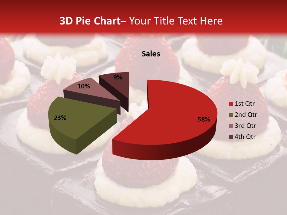 Brown Holiday Brownie PowerPoint Template