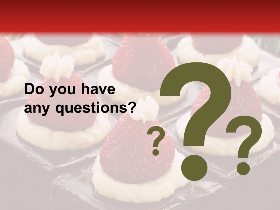 Brown Holiday Brownie PowerPoint Template