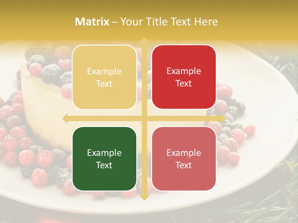 Red Xmas Sweet PowerPoint Template