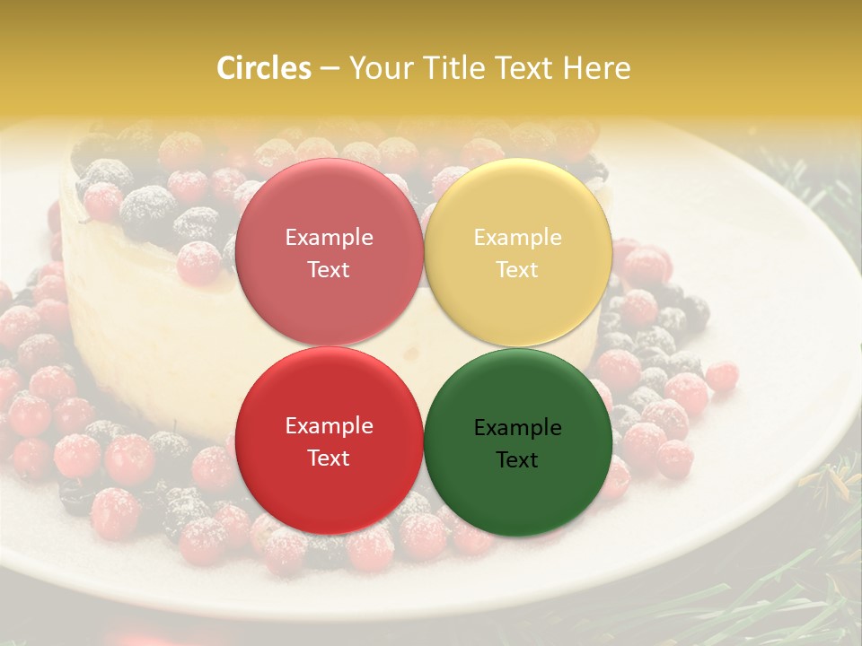 Red Xmas Sweet PowerPoint Template
