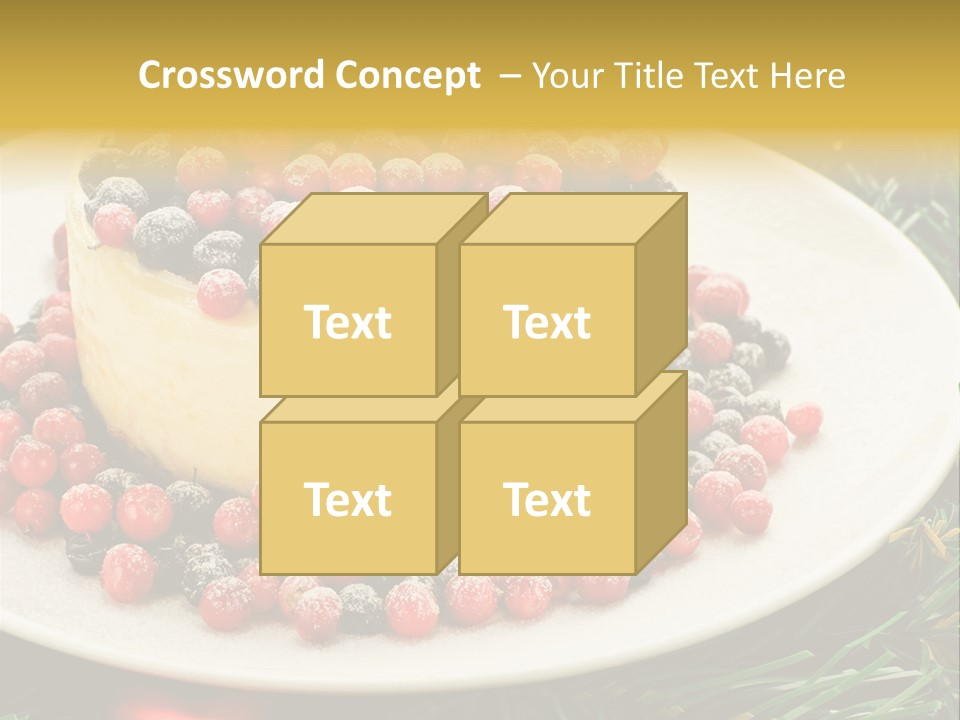 Red Xmas Sweet PowerPoint Template
