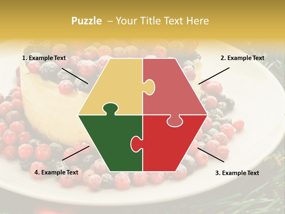 Red Xmas Sweet PowerPoint Template