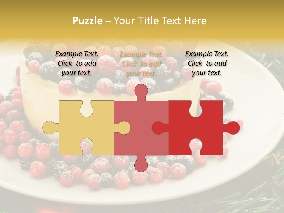 Red Xmas Sweet PowerPoint Template