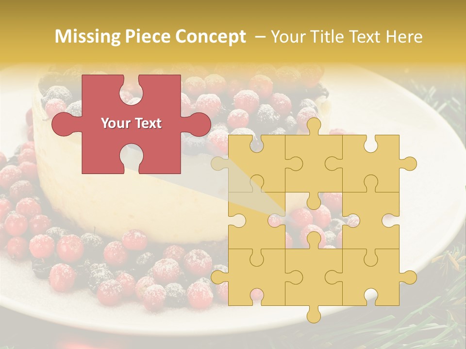 Red Xmas Sweet PowerPoint Template