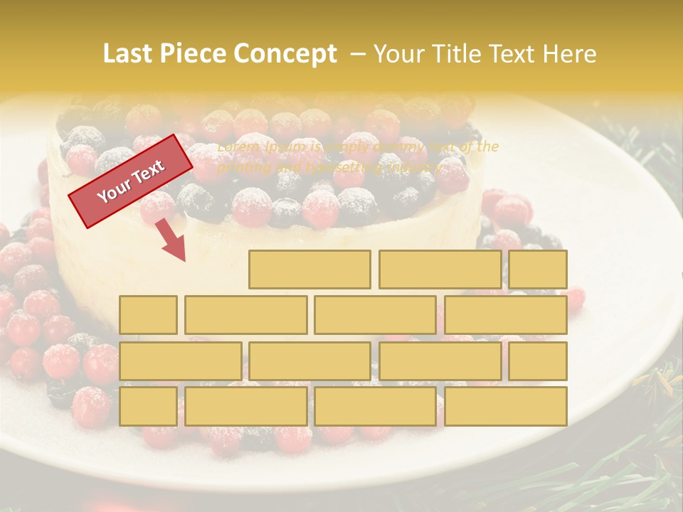 Red Xmas Sweet PowerPoint Template