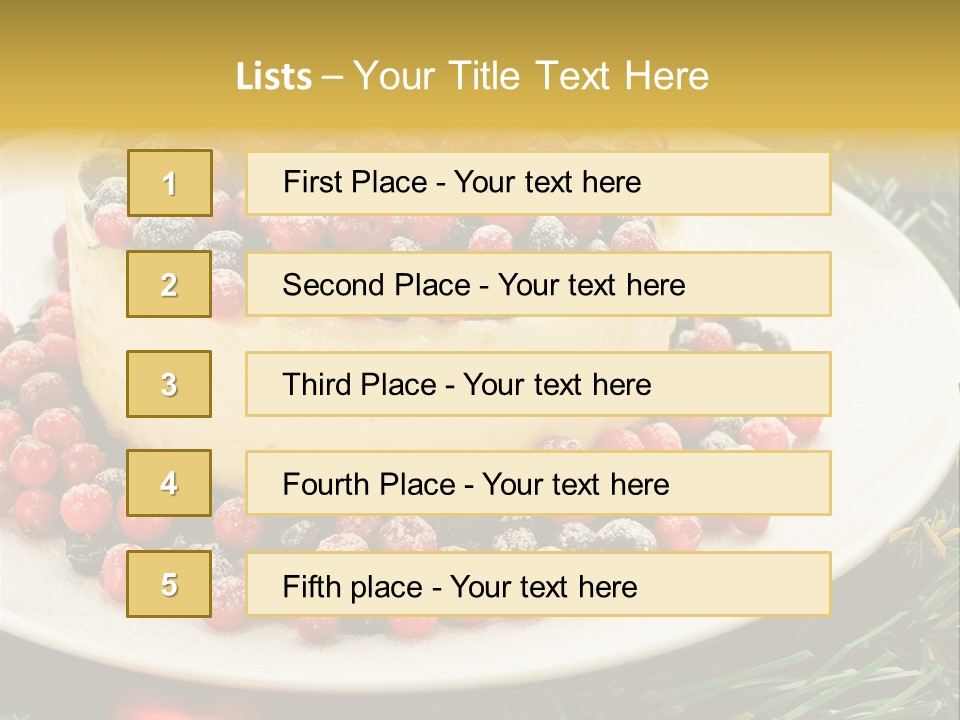 Red Xmas Sweet PowerPoint Template