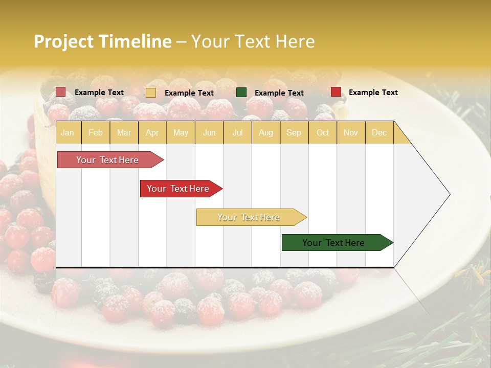 Red Xmas Sweet PowerPoint Template