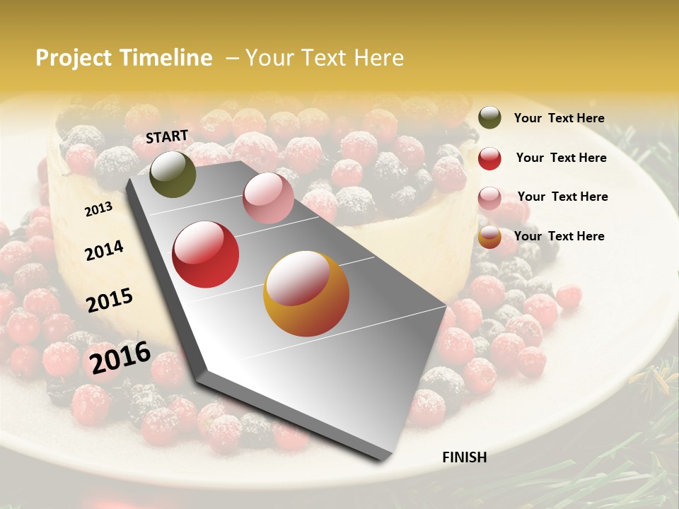 Red Xmas Sweet PowerPoint Template
