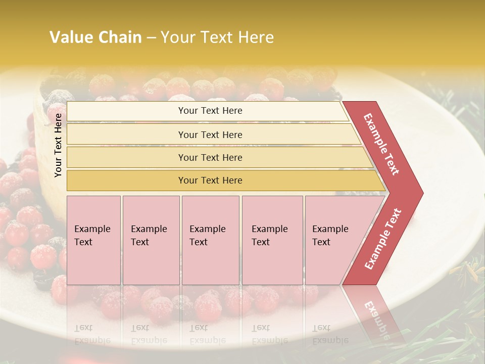 Red Xmas Sweet PowerPoint Template