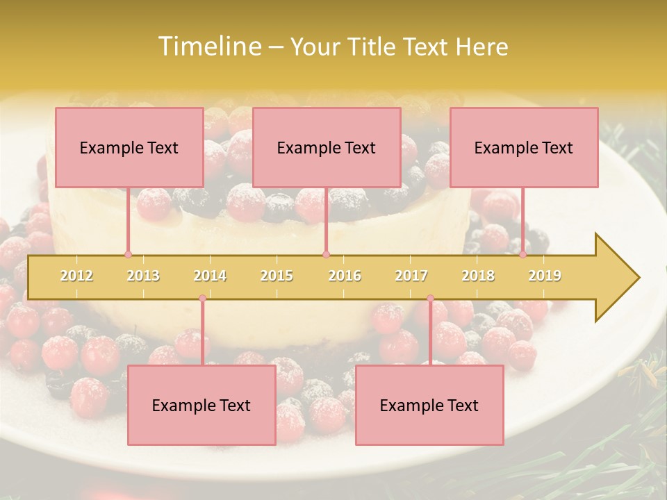 Red Xmas Sweet PowerPoint Template