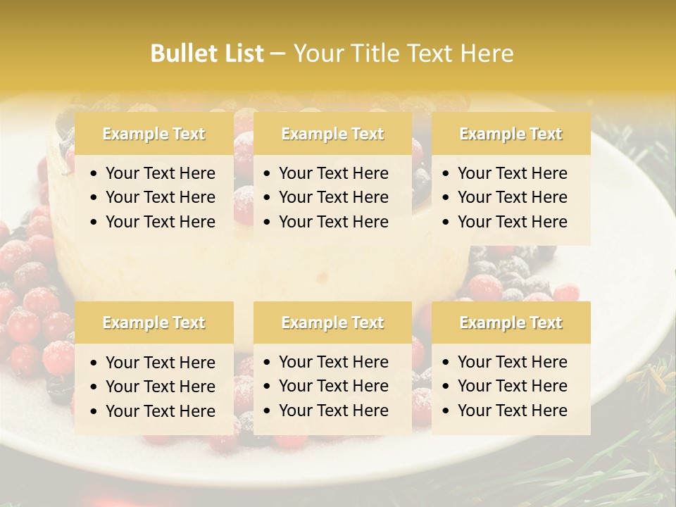 Red Xmas Sweet PowerPoint Template