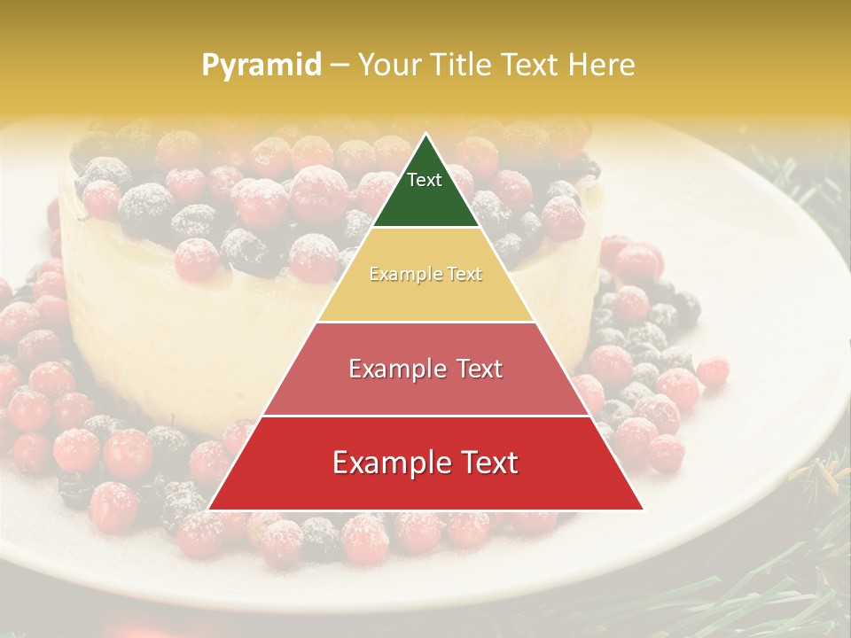 Red Xmas Sweet PowerPoint Template