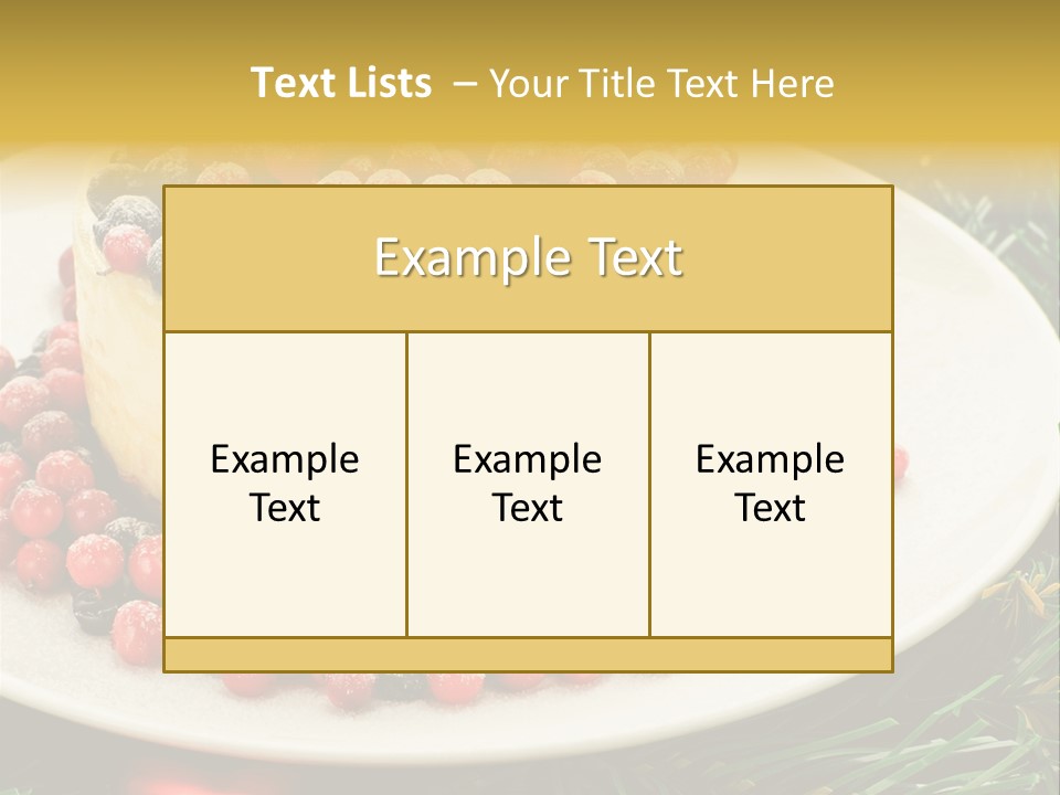 Red Xmas Sweet PowerPoint Template