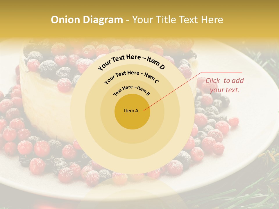 Red Xmas Sweet PowerPoint Template