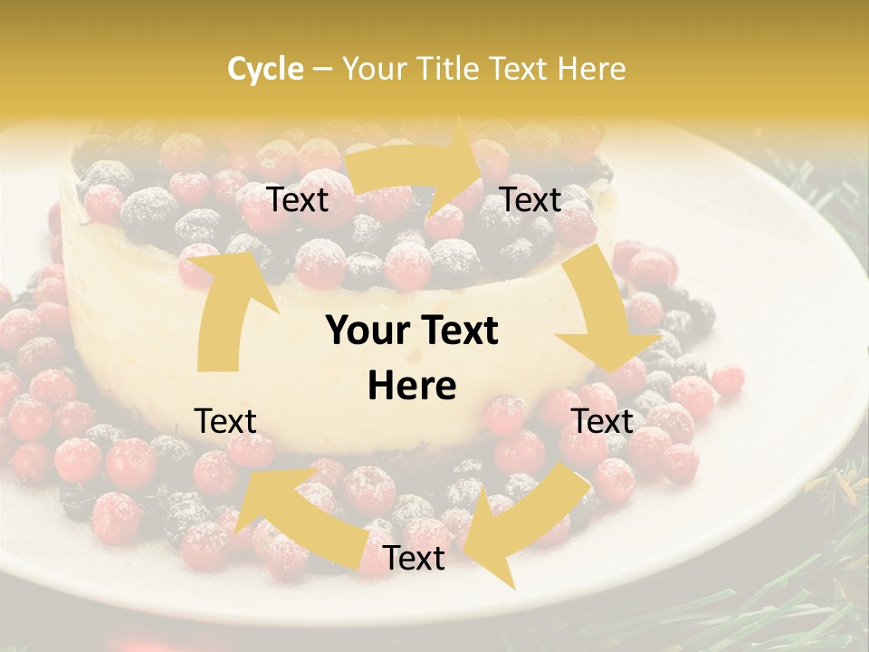 Red Xmas Sweet PowerPoint Template