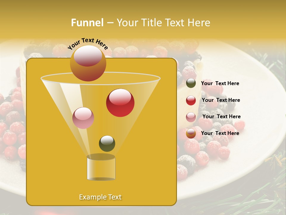 Red Xmas Sweet PowerPoint Template