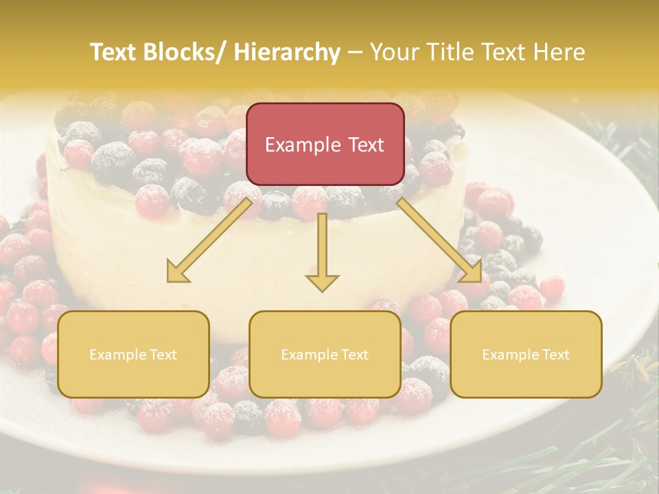 Red Xmas Sweet PowerPoint Template