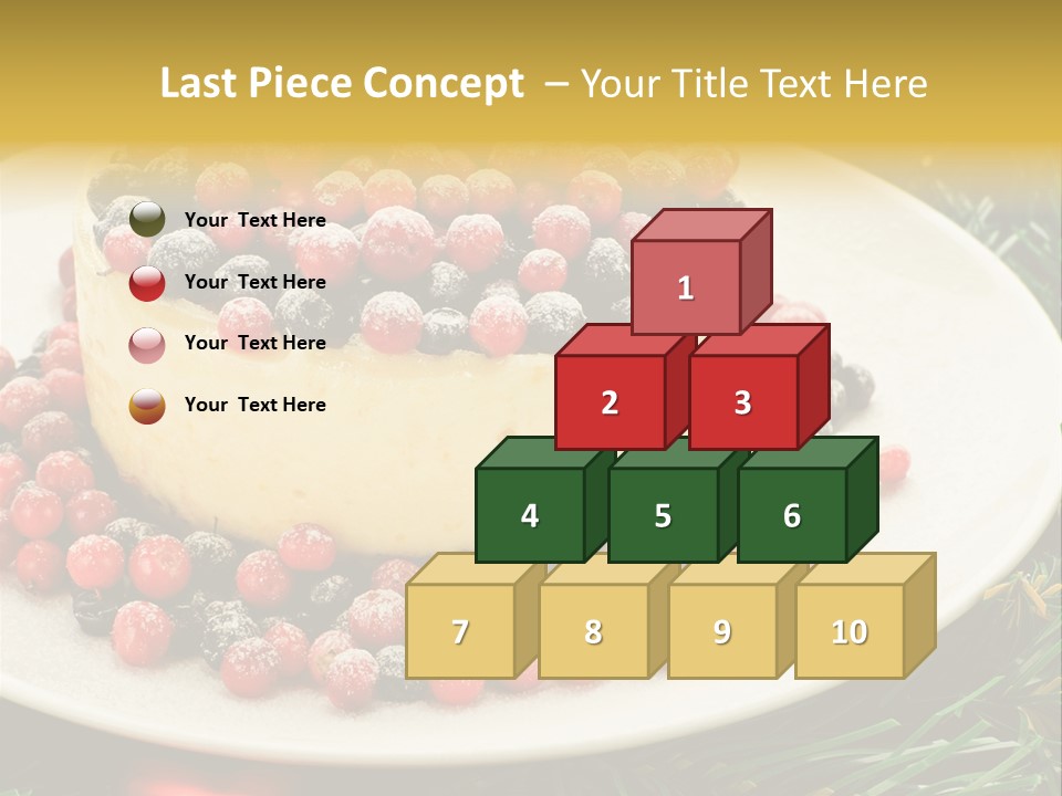 Red Xmas Sweet PowerPoint Template