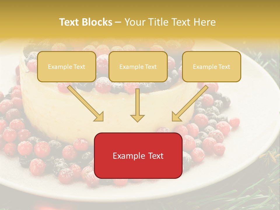 Red Xmas Sweet PowerPoint Template