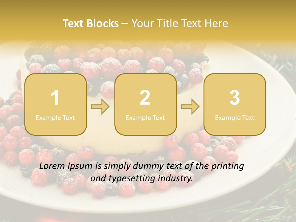 Red Xmas Sweet PowerPoint Template